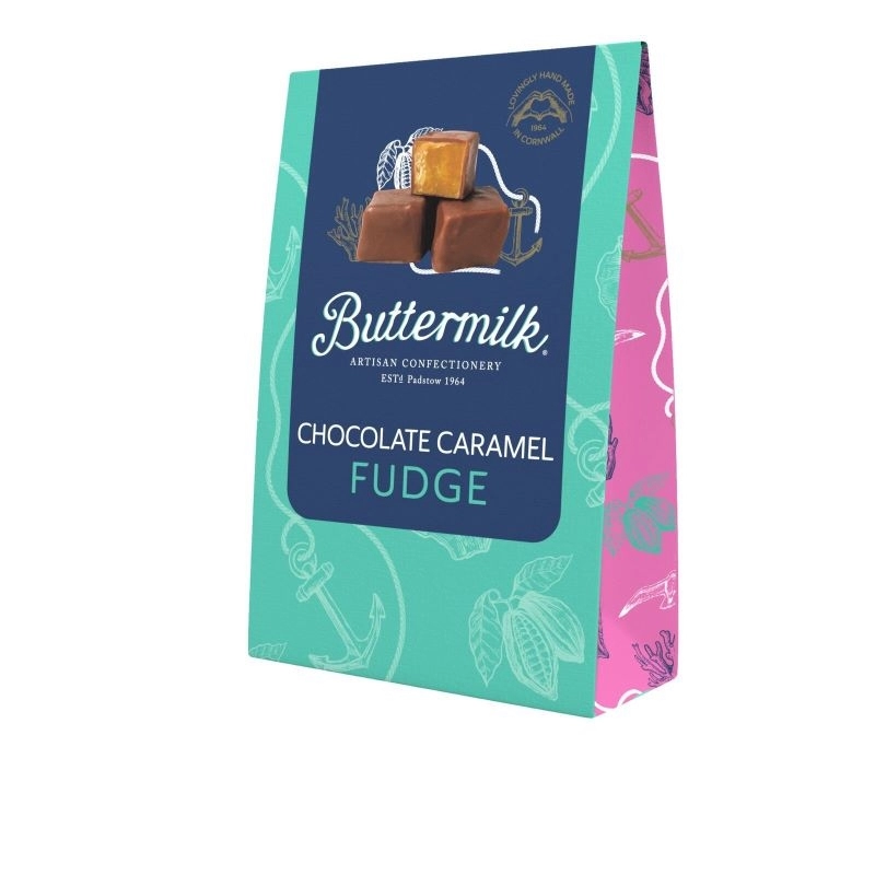 Caramele Fudge Cu Caramel  Invelite In Ciocolata Buttermilk 150g 0